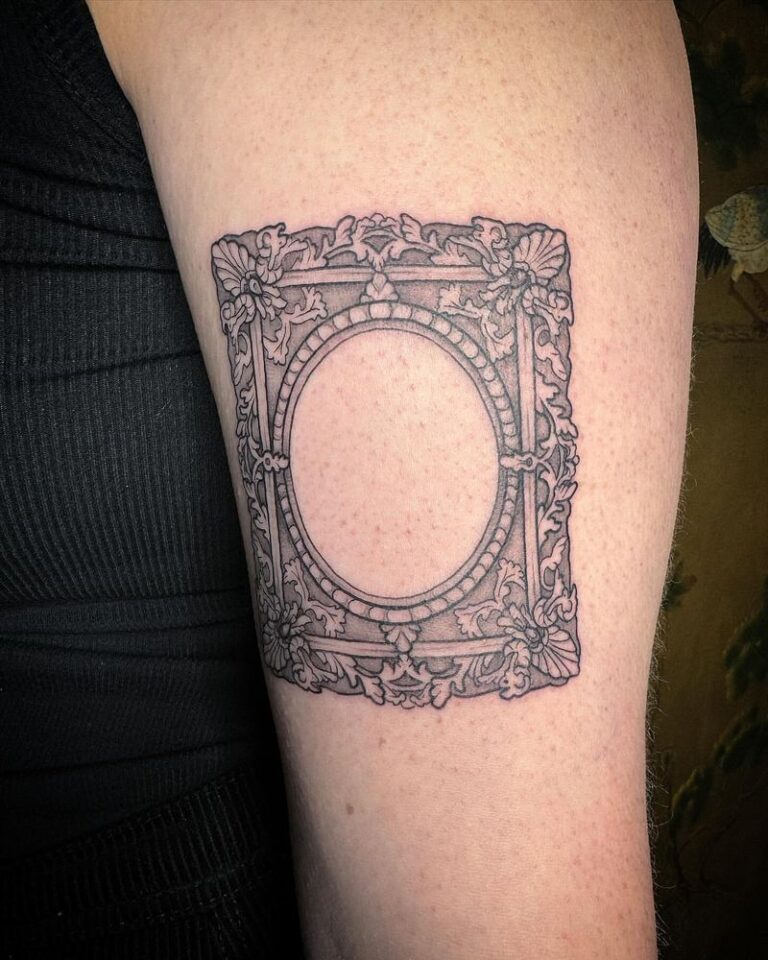 Rectangle Frame Tattoo 19 Fabulous Frame Tattoos That Incredibly Shape Your Ink Story