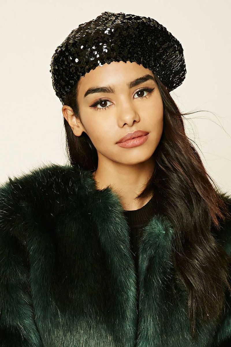 Sequin-Covered Berets