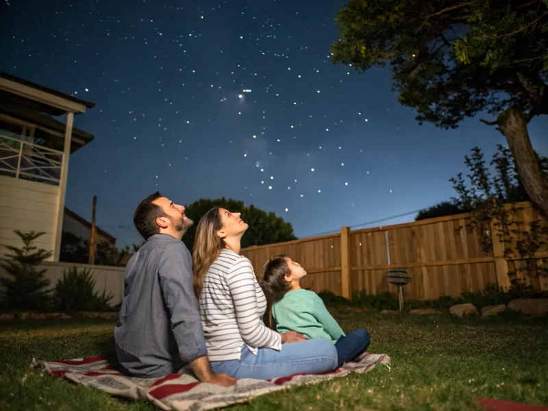 Noite de observação de estrelas