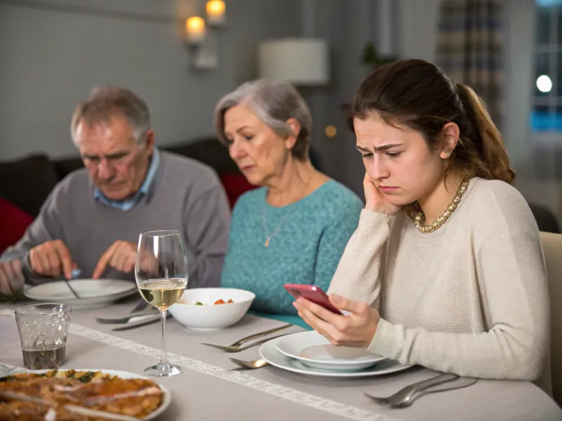 Texting During Family Meals