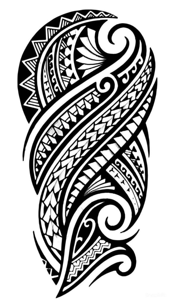 Plantilla de tatuaje tribal