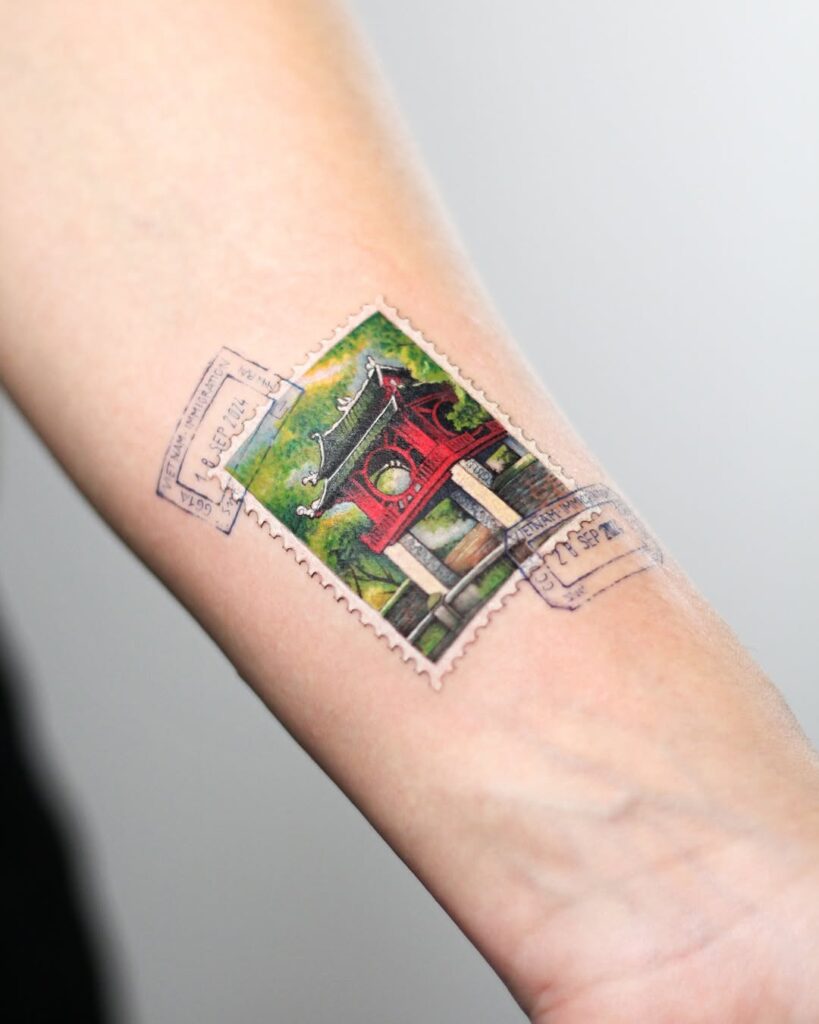 Vietnam Stamp Tattoo