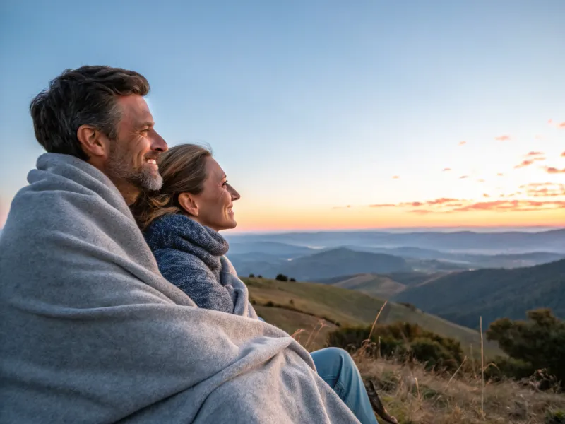 Ver juntos el amanecer