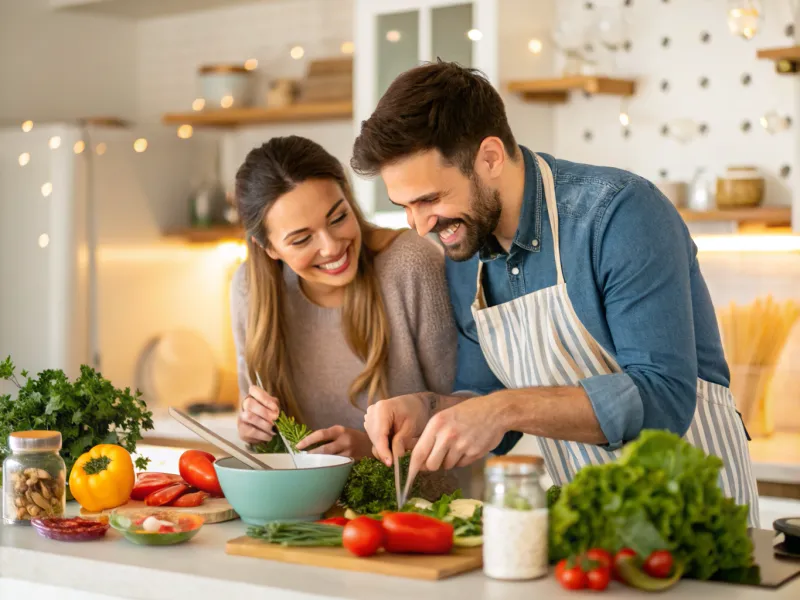 Cucinare insieme regolarmente