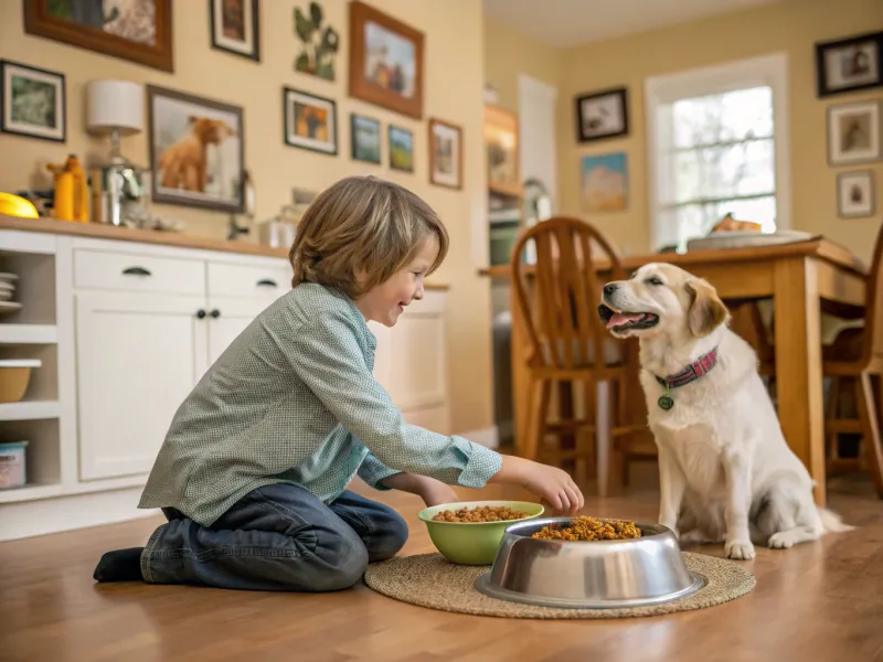 Alimentar os animais de estimação