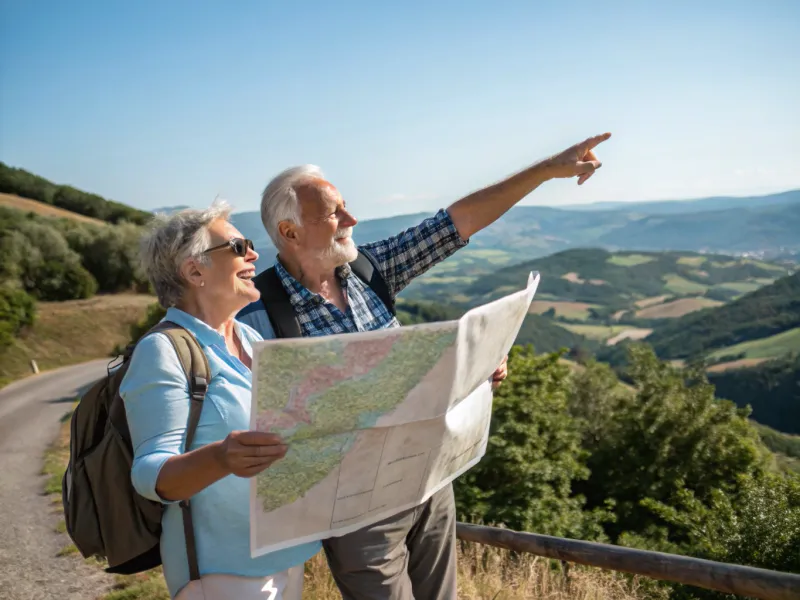 Navigare con una mappa cartacea