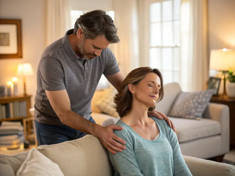 Offering a Shoulder Massage