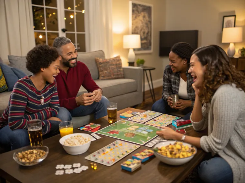 Organizar noches de juegos en familia