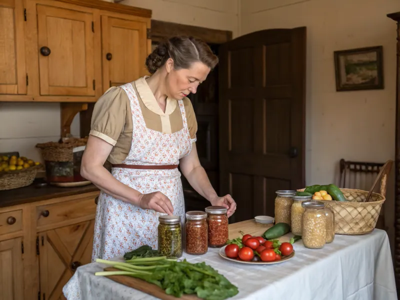 Conservación de alimentos mediante conservas caseras