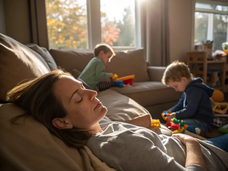 Sneak a Nap While Kids Are Distracted