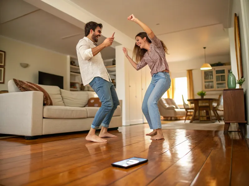 Bailar juntos espontáneamente