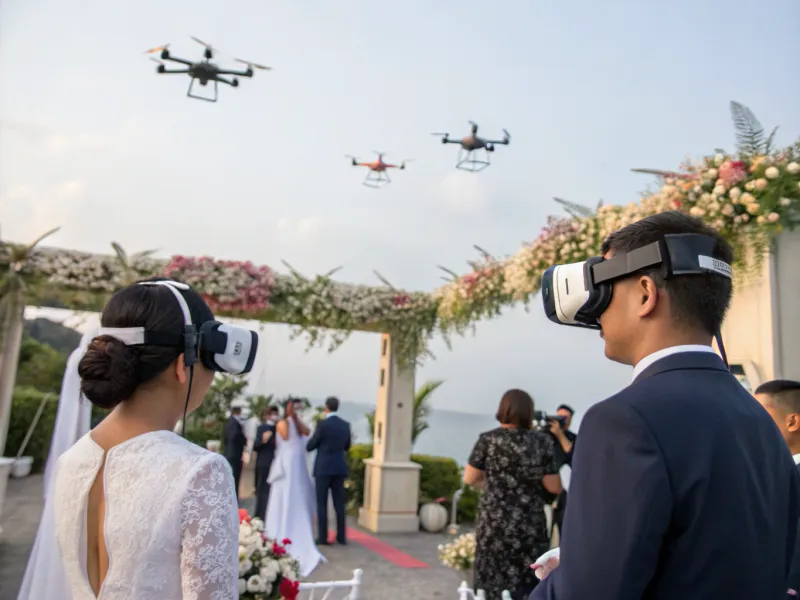 Casamentos com tecnologia de ponta