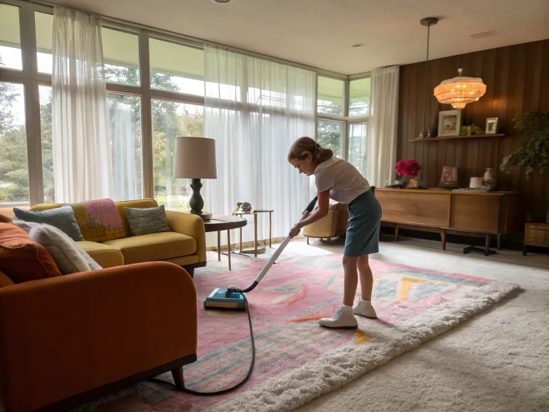 Vacuuming the Carpet