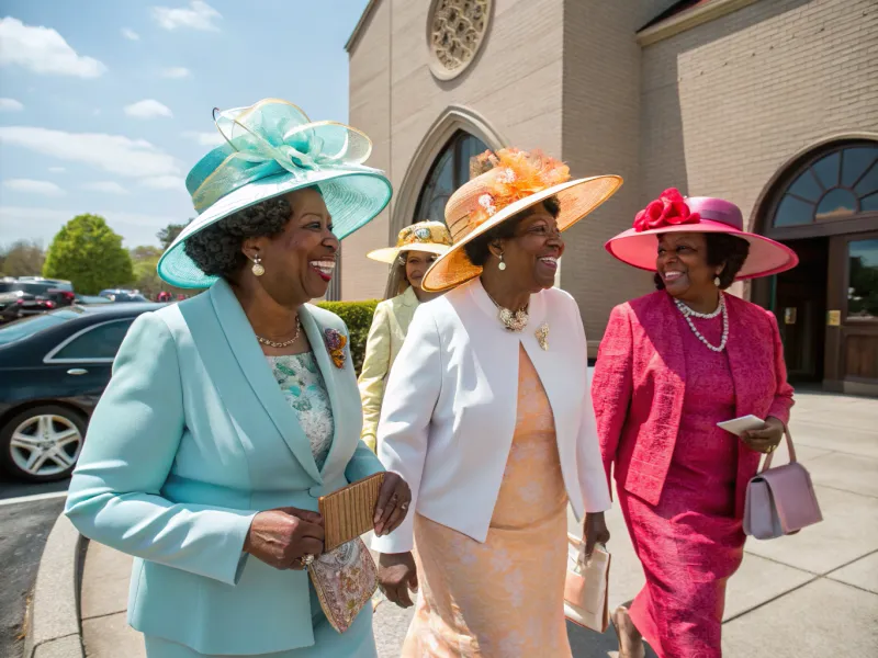 4. Church Hats and Sunday Best