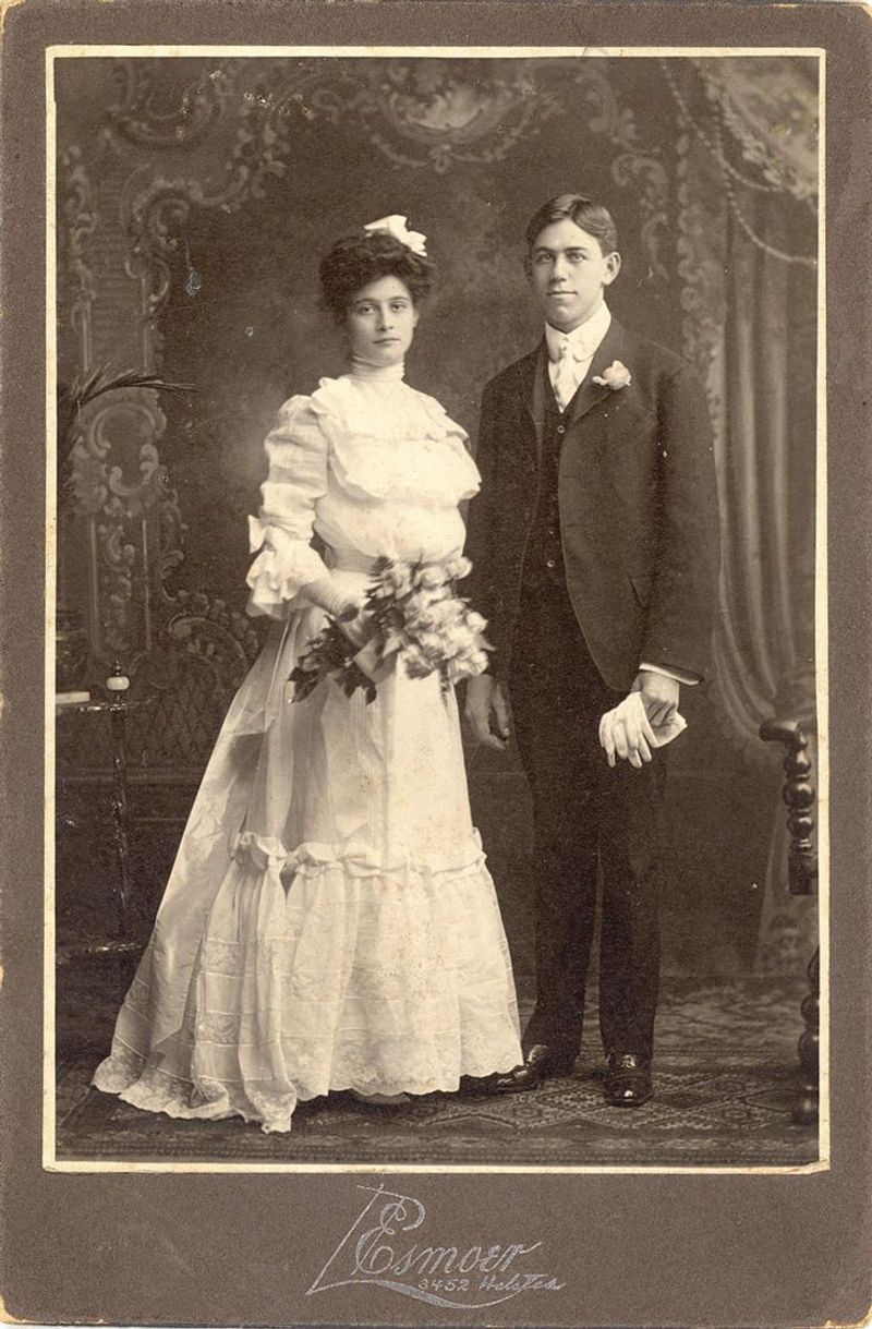 Victorian Elegance: 1890s Bride