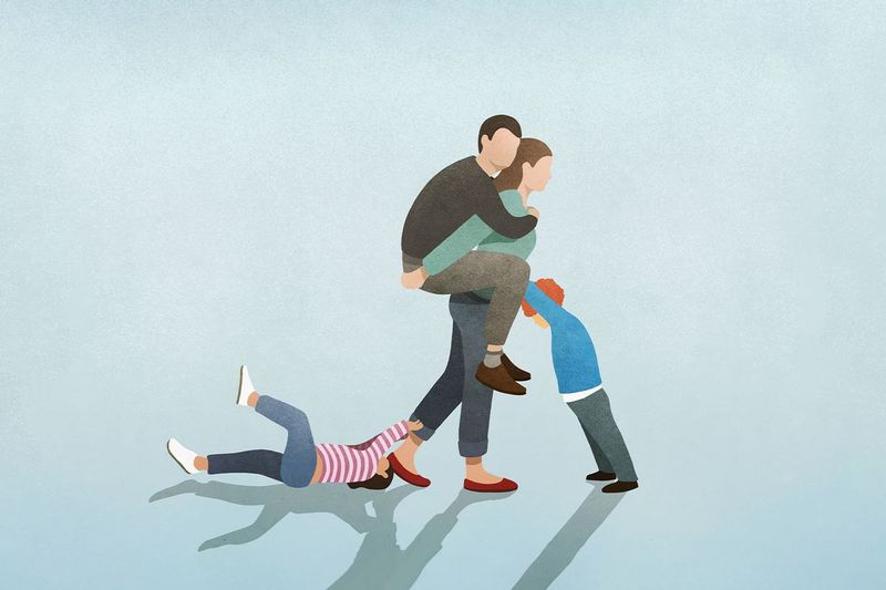 Only one person carries the emotional load