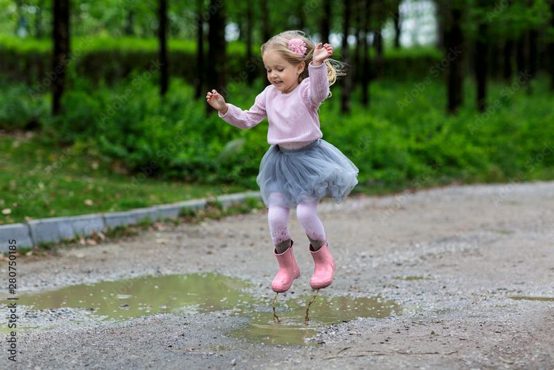 Rainy Day Puddle Jumping