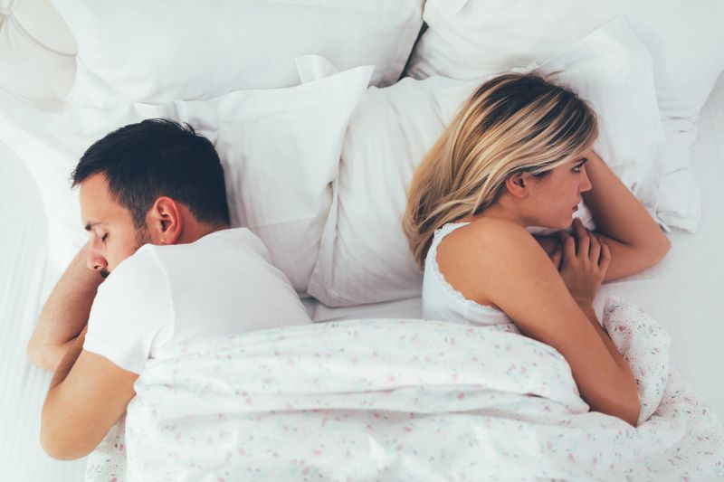 Withholding affection after disagreements