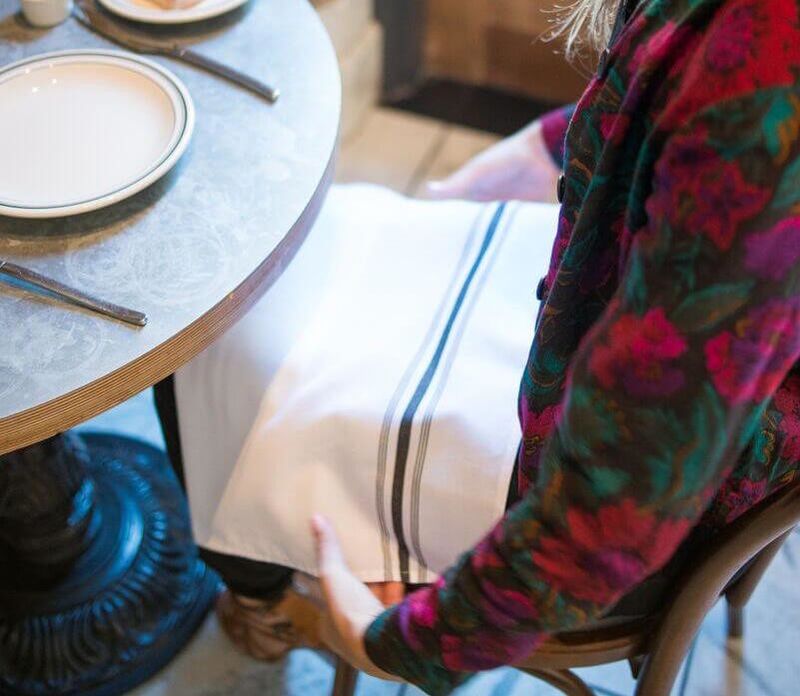 Napkin on Lap