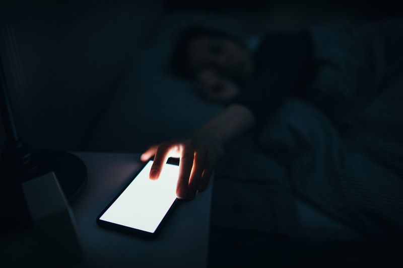 His phone is suddenly on silent—always