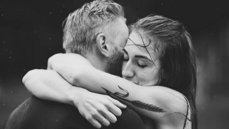 He makes her feel beautiful in ways that have nothing to do with looks.