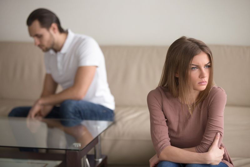 He’s emotionally checked out, even when you’re right next to him