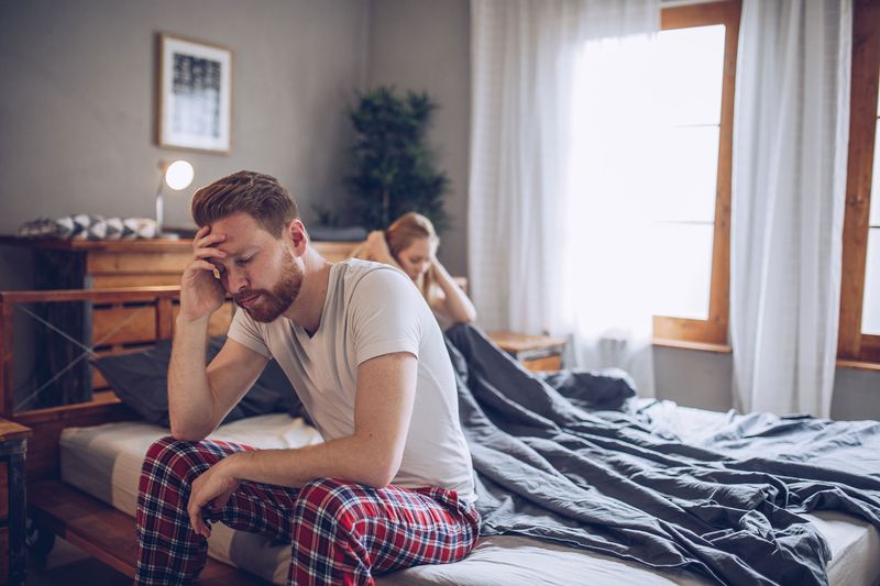 Going to bed angry too often