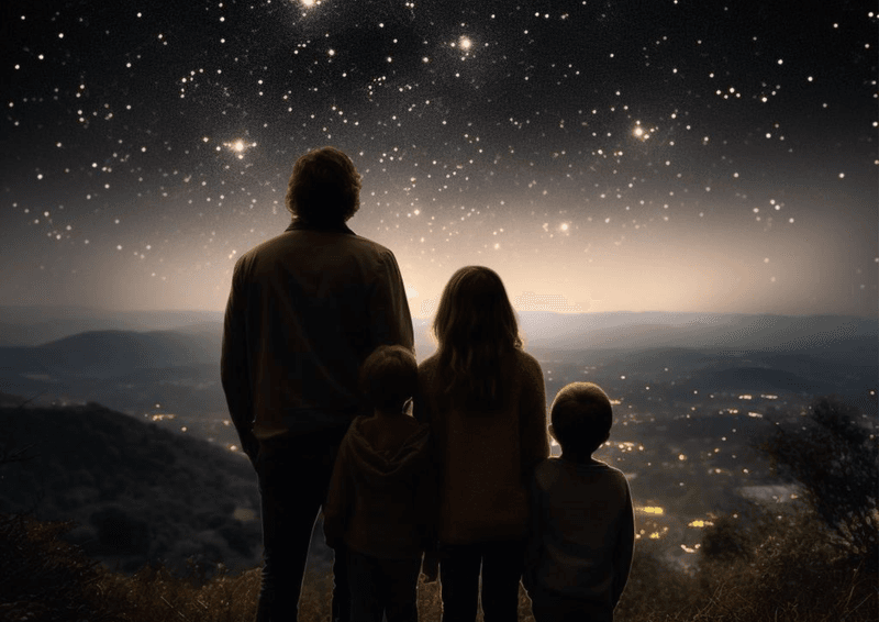 Night Sky Stargazing
