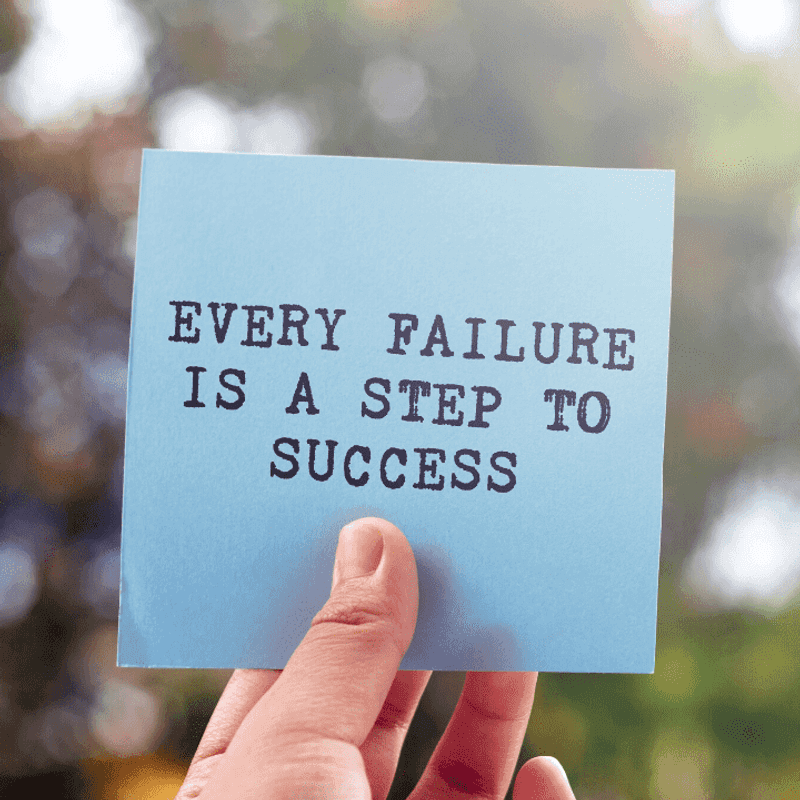 Embrace Failure as a Friend