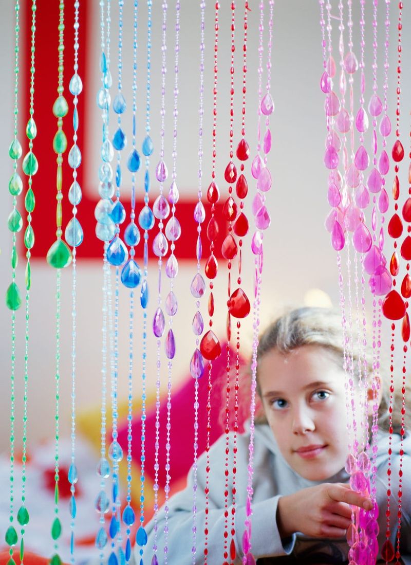 Hanging beaded curtains in your doorway like it was a rite of passage
