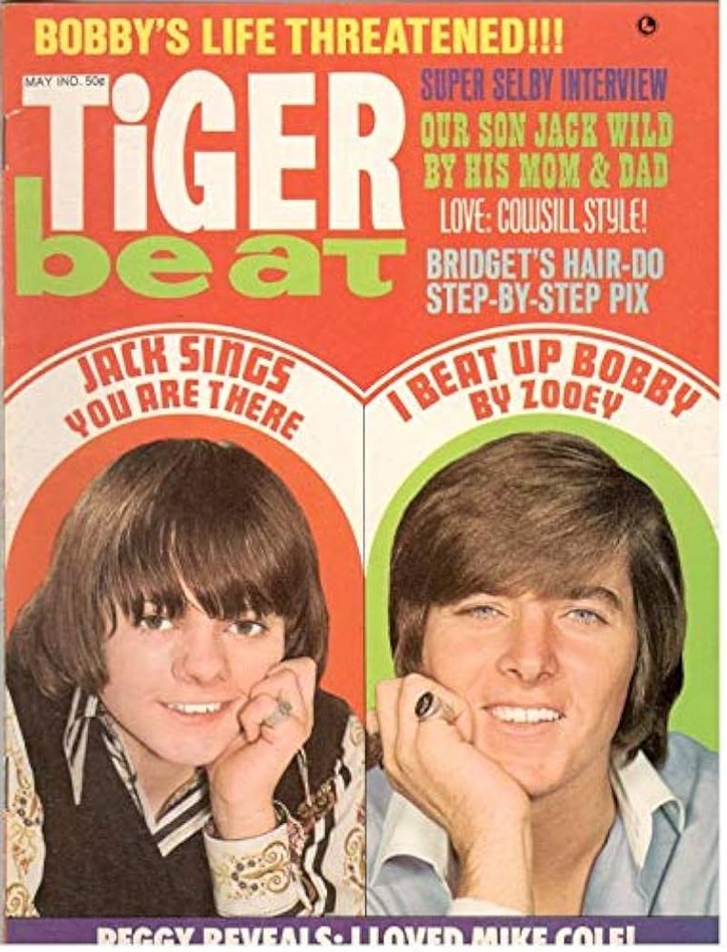Reading Tiger Beat and dreaming about marrying a Monkee or a Beatle