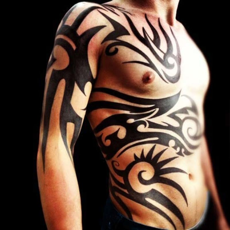 Tribal tattoos on absolutely everyone