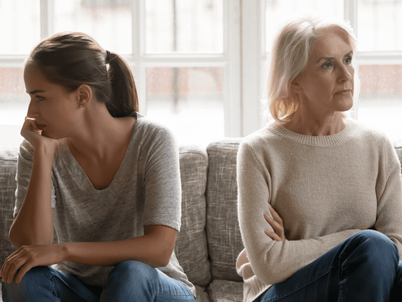 She punishes independence with withdrawal