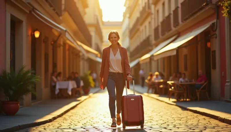 She must have baggage.
