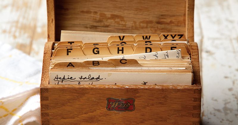 The Recipe Card Memory
