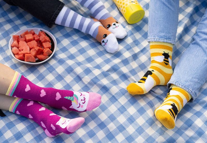 They Have a Collection of Quirky Socks