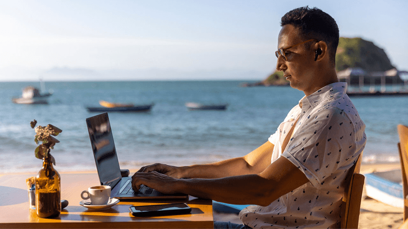 They embrace digital nomad life