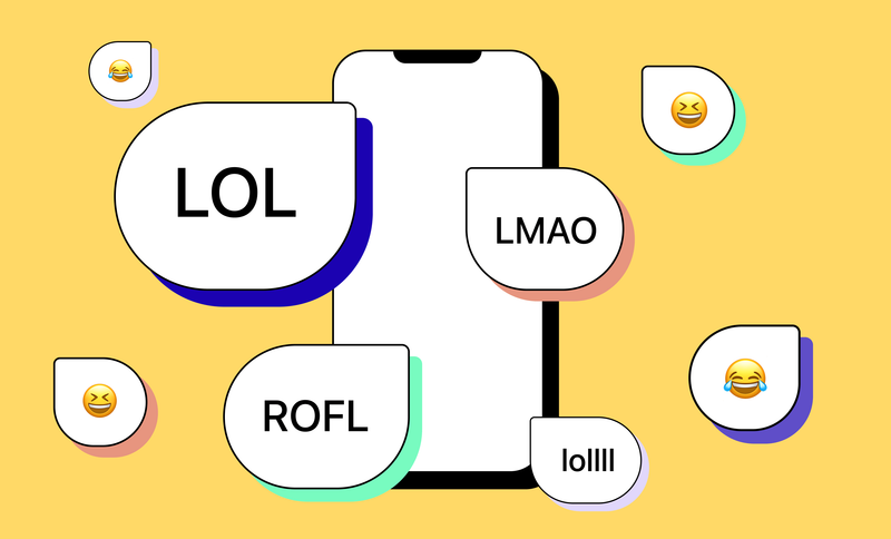 Texting “LOL” While Clearly Not Laughing