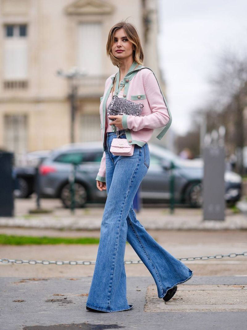 Flared Jeans with Modern Tailoring