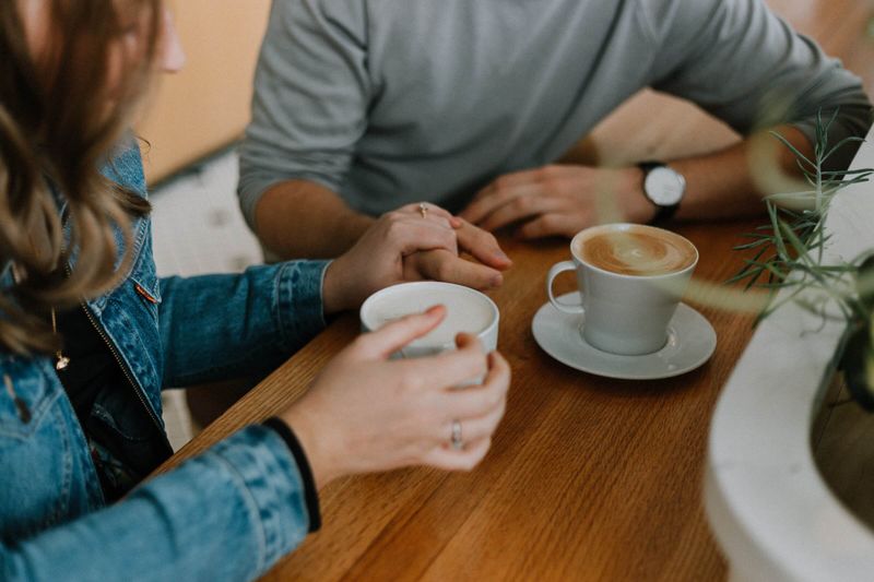 Slow coffee with no rush to talk