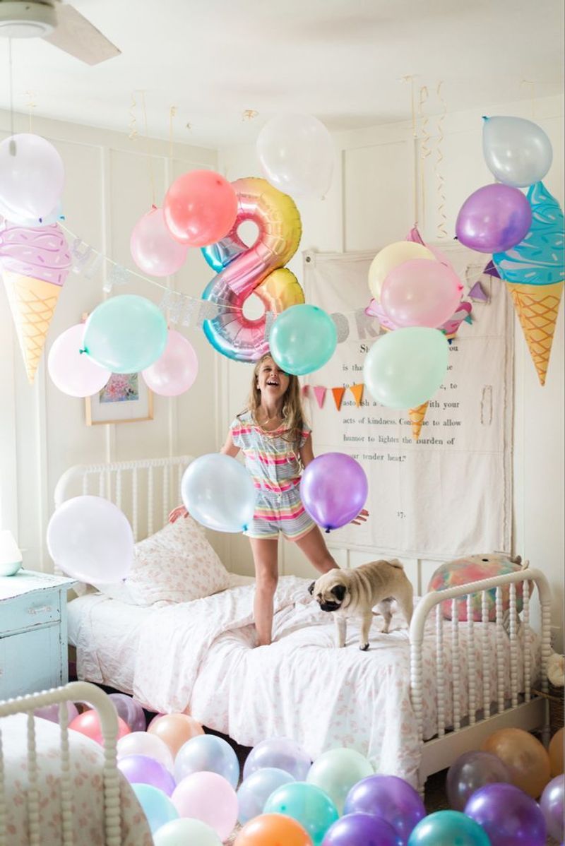 Decorate their room while they sleep