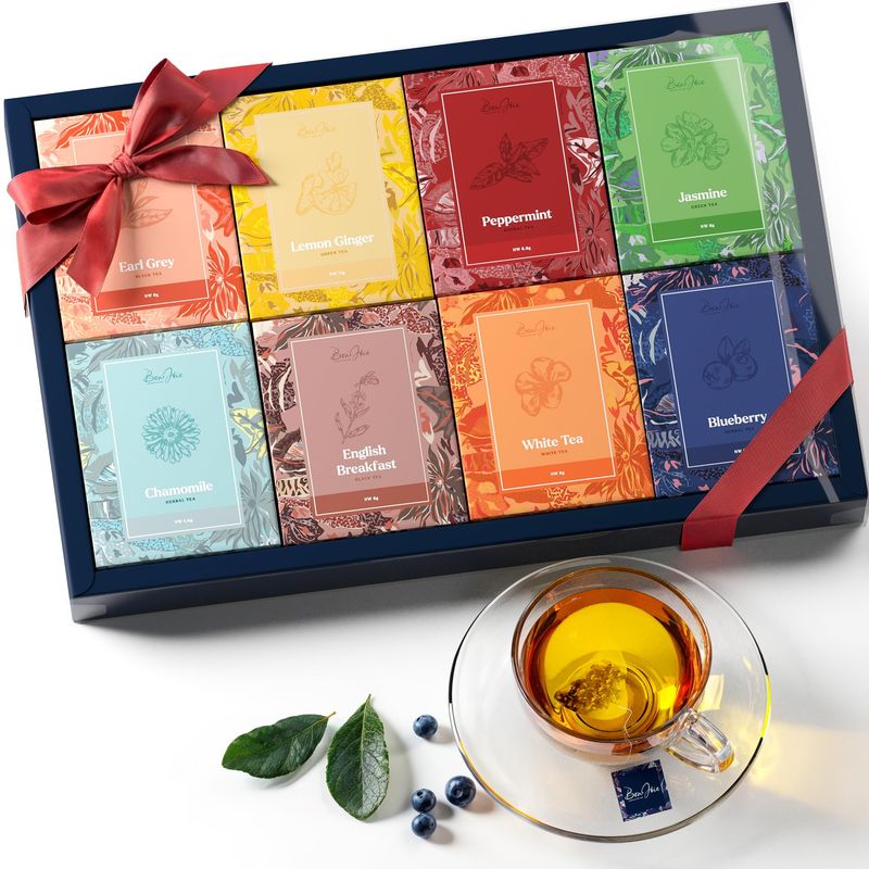 A Pretty Box of Herbal or Decaf Tea with a Mug She’ll Actually Use