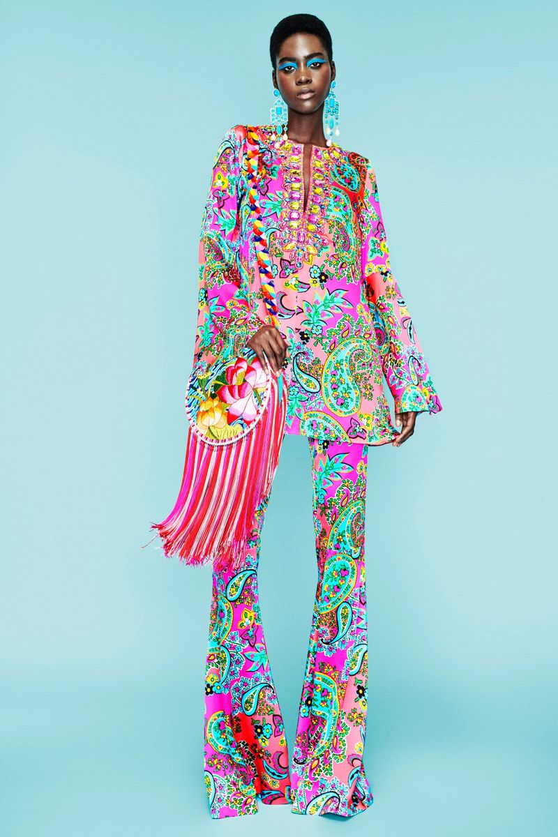 Psychedelic Prints on Sleek Silhouettes