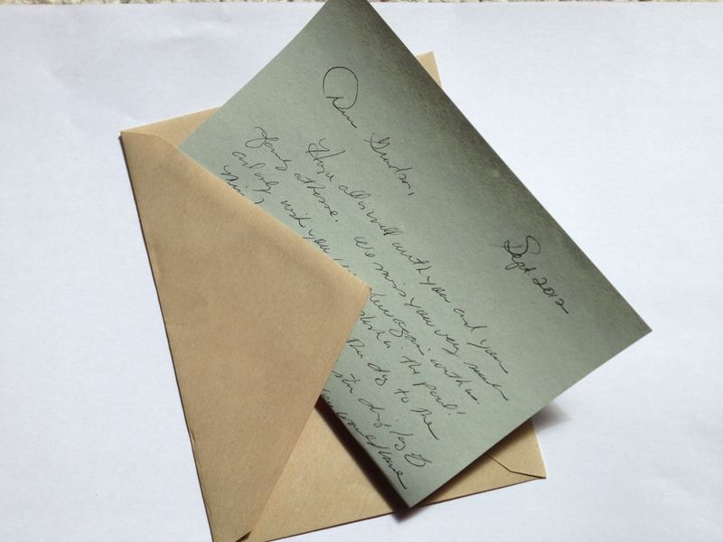 A “Letters to Grandma” Set From the Grandkids
