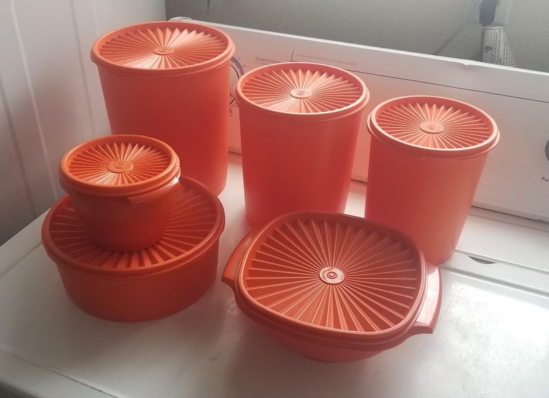 Tupperware in Sunset Shades