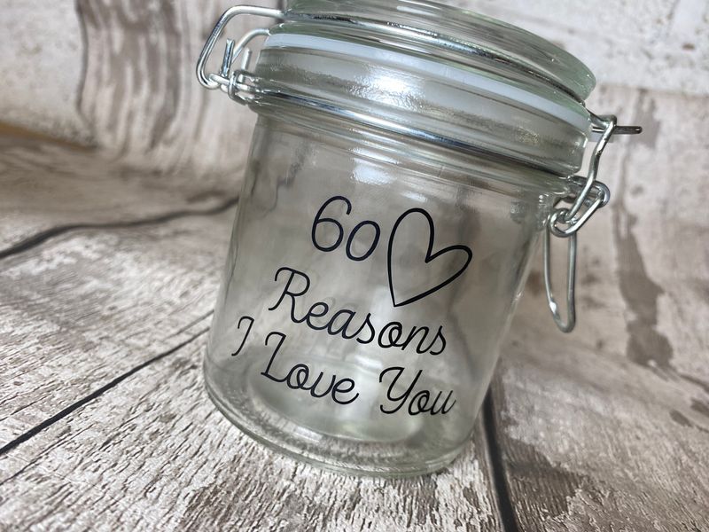 “Reasons I Love You” Jar