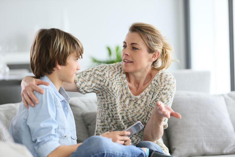 Talking about the child instead of with them