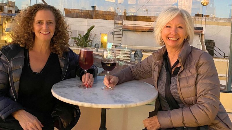 To catch up with friends without managing a spouse’s boredom