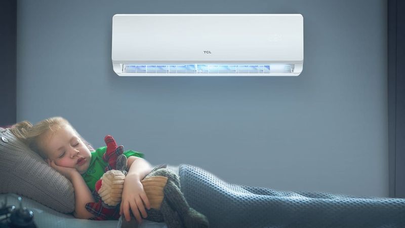Air conditioning on a hot day