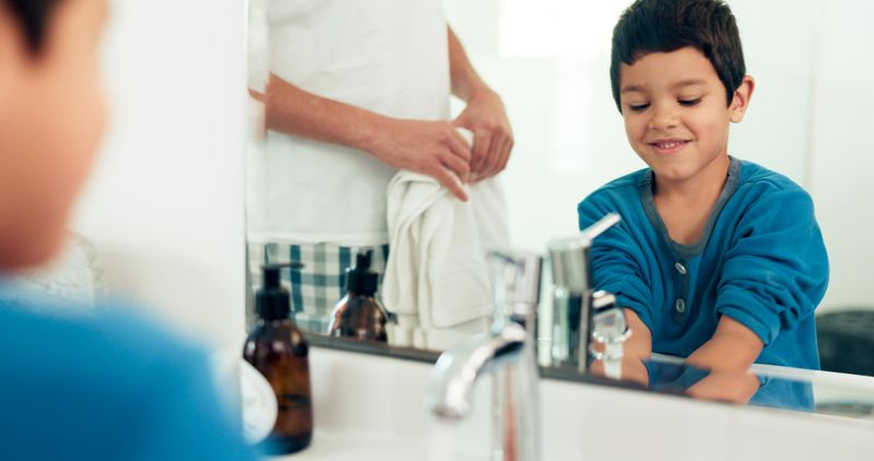 Having your own toothpaste, not sharing